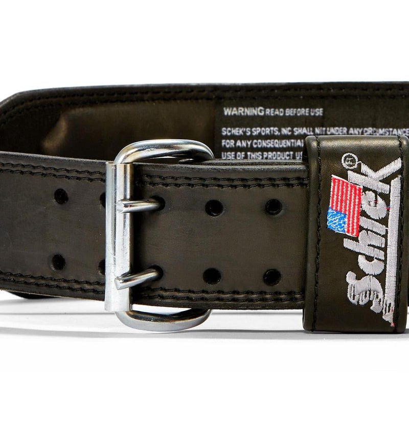 Schiek Jay Cutler Signature Leather Belt - Comfortable Weight Lifting Belt (Small) - Image 5